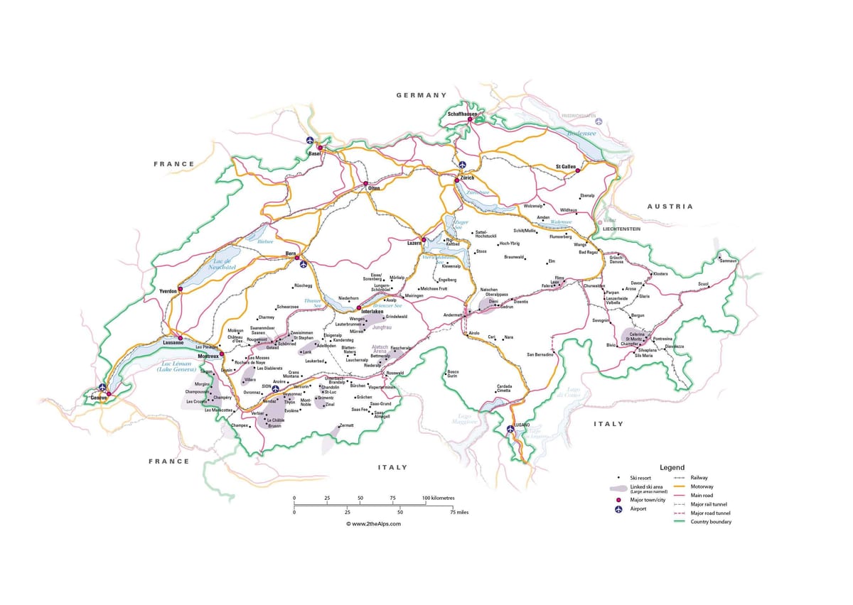 mapa švýcarska metro 