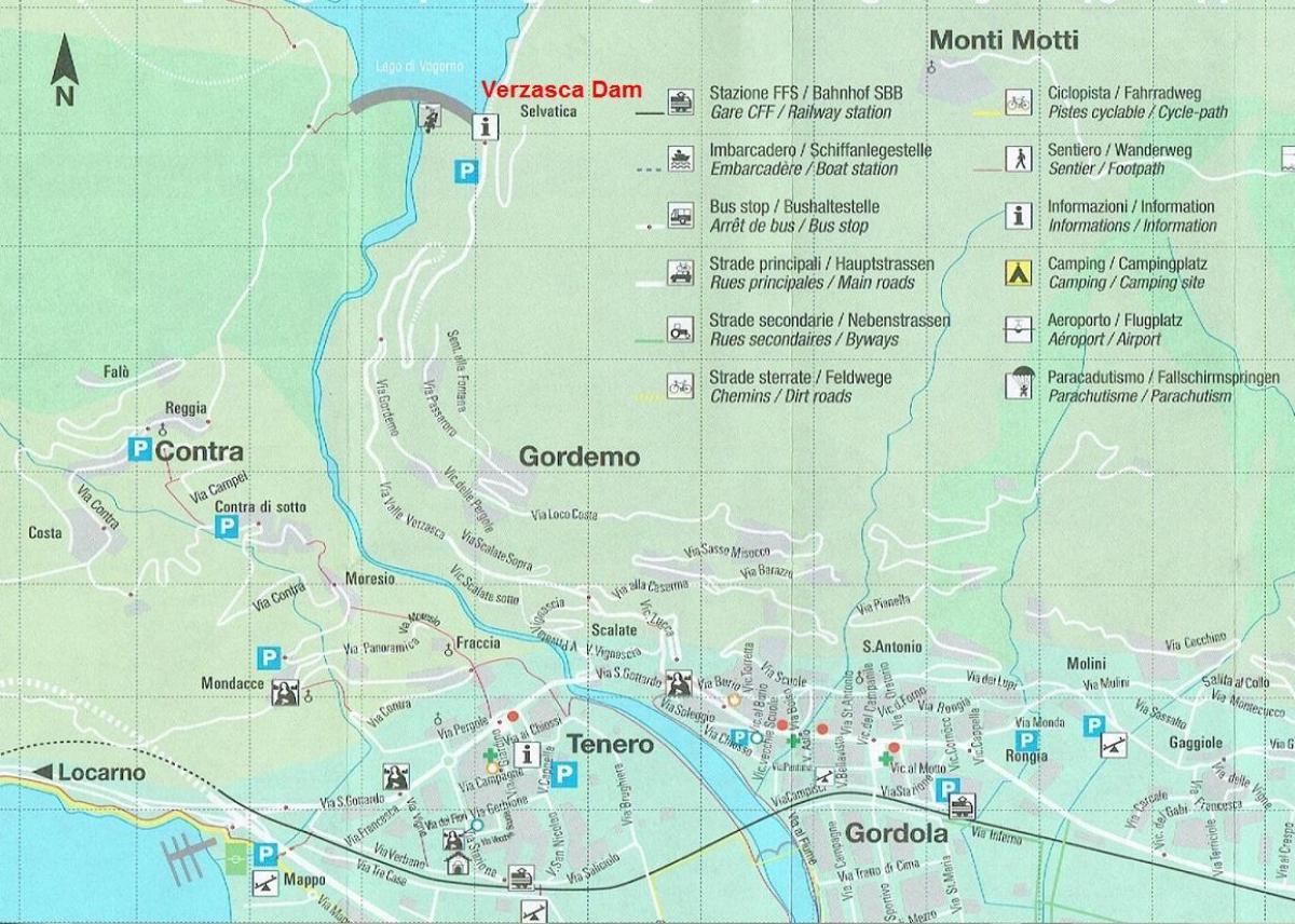 mapa kemp ve švýcarsku