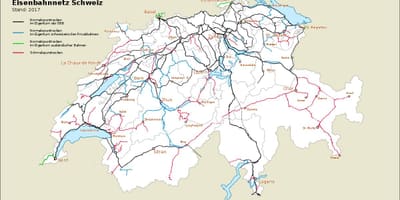 Mapa švýcarska porty