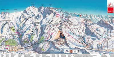Mapa švýcarska stezka